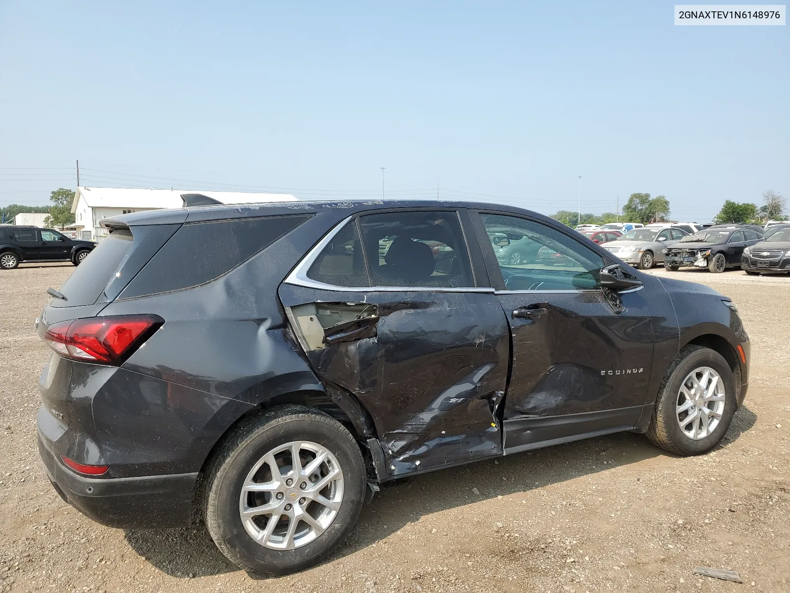 2022 Chevrolet Equinox Lt VIN: 2GNAXTEV1N6148976 Lot: 61029234