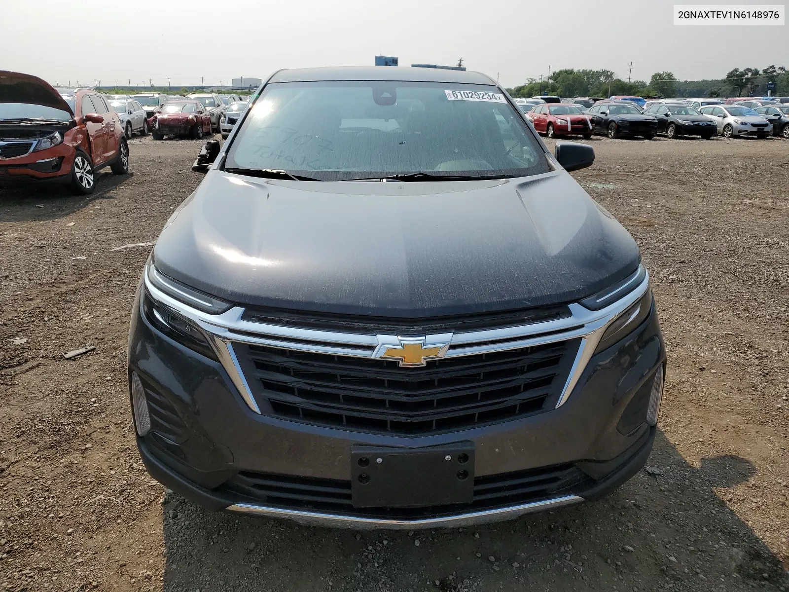 2022 Chevrolet Equinox Lt VIN: 2GNAXTEV1N6148976 Lot: 61029234