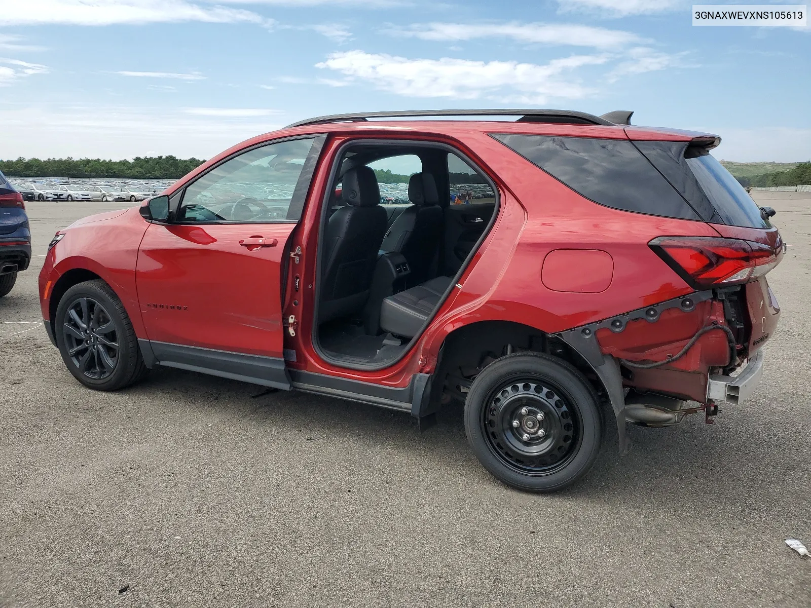 2022 Chevrolet Equinox Rs VIN: 3GNAXWEVXNS105613 Lot: 61492294