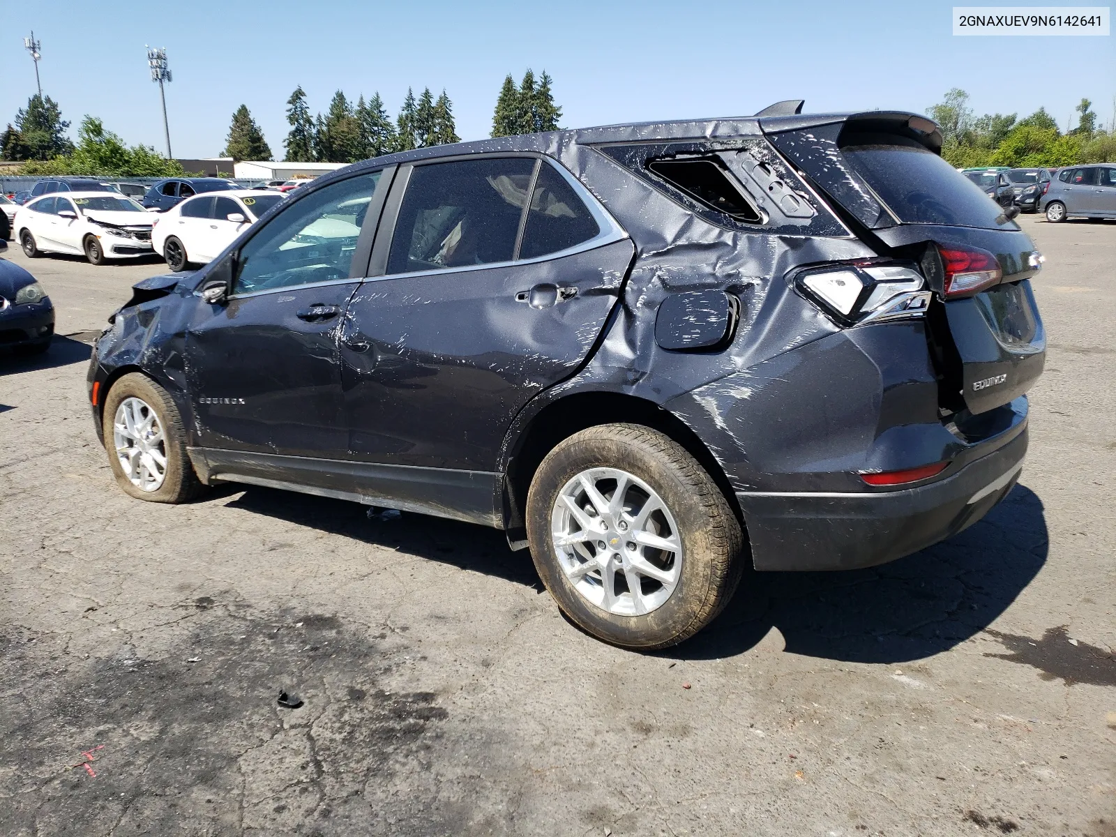 2022 Chevrolet Equinox Lt VIN: 2GNAXUEV9N6142641 Lot: 61934544