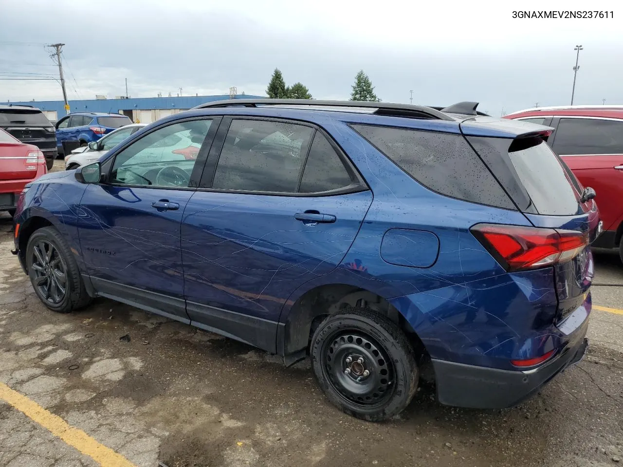 2022 Chevrolet Equinox Rs VIN: 3GNAXMEV2NS237611 Lot: 61951314