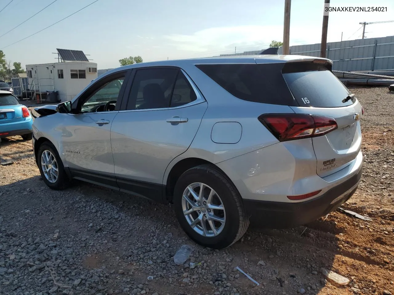 2022 Chevrolet Equinox Lt VIN: 3GNAXKEV2NL254021 Lot: 62533714