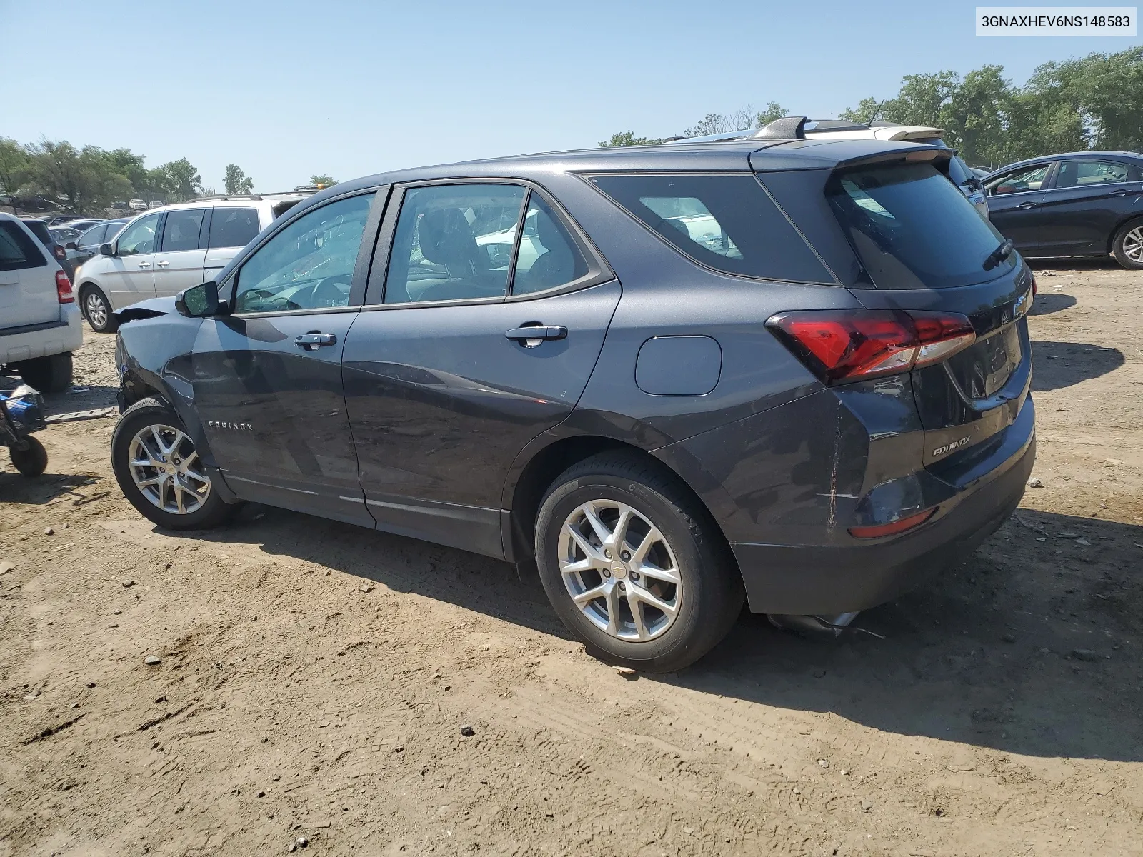 2022 Chevrolet Equinox Ls VIN: 3GNAXHEV6NS148583 Lot: 62759964