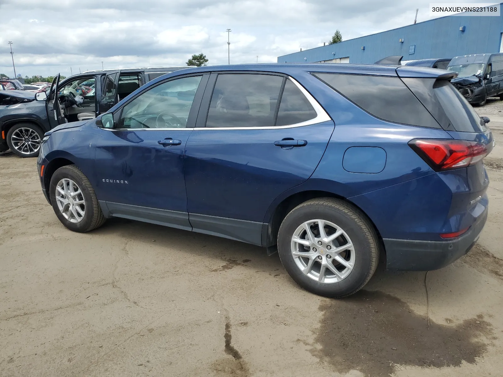 2022 Chevrolet Equinox Lt VIN: 3GNAXUEV9NS231188 Lot: 64238514