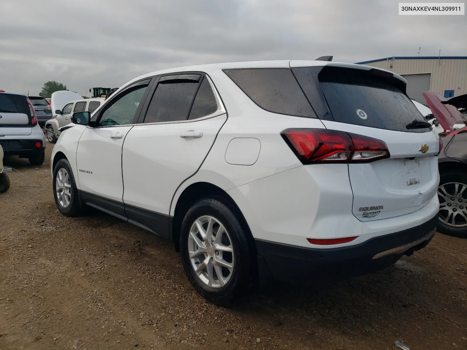 2022 Chevrolet Equinox Lt VIN: 3GNAXKEV4NL309911 Lot: 64365914