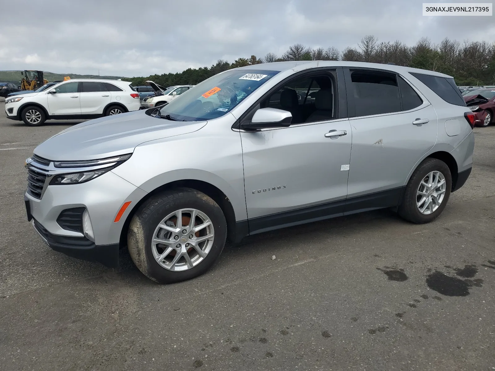 2022 Chevrolet Equinox Lt VIN: 3GNAXJEV9NL217395 Lot: 64765164