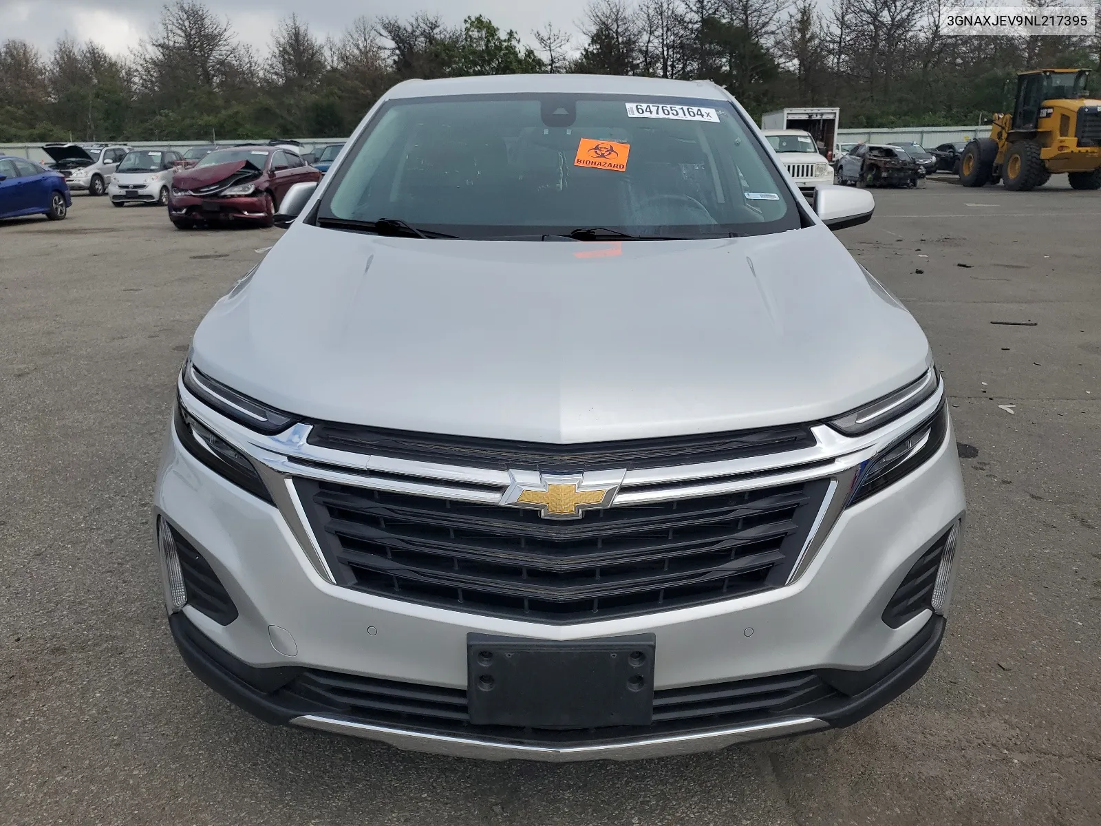 2022 Chevrolet Equinox Lt VIN: 3GNAXJEV9NL217395 Lot: 64765164