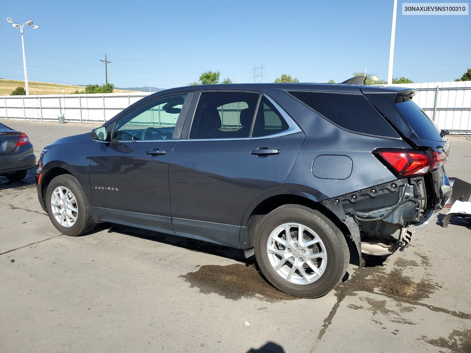 2022 Chevrolet Equinox Lt VIN: 3GNAXUEV5NS100310 Lot: 65153464