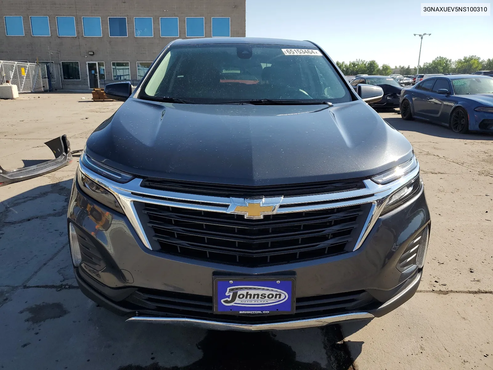 2022 Chevrolet Equinox Lt VIN: 3GNAXUEV5NS100310 Lot: 65153464