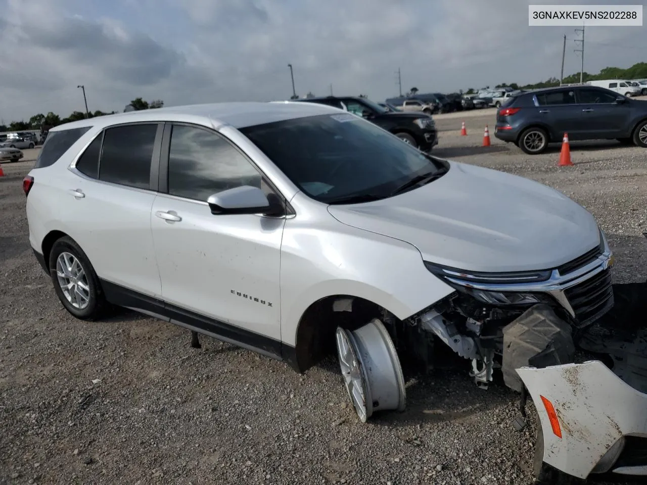 2022 Chevrolet Equinox Lt VIN: 3GNAXKEV5NS202288 Lot: 65296324