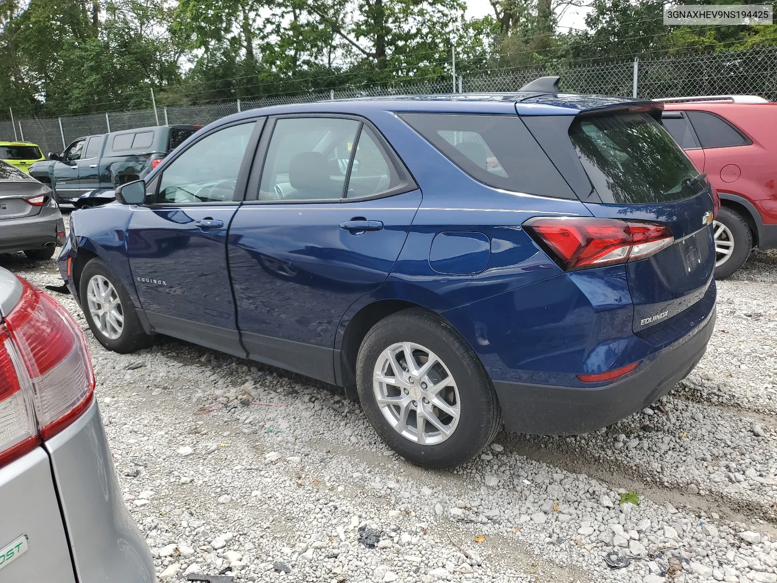 2022 Chevrolet Equinox Ls VIN: 3GNAXHEV9NS194425 Lot: 65942244