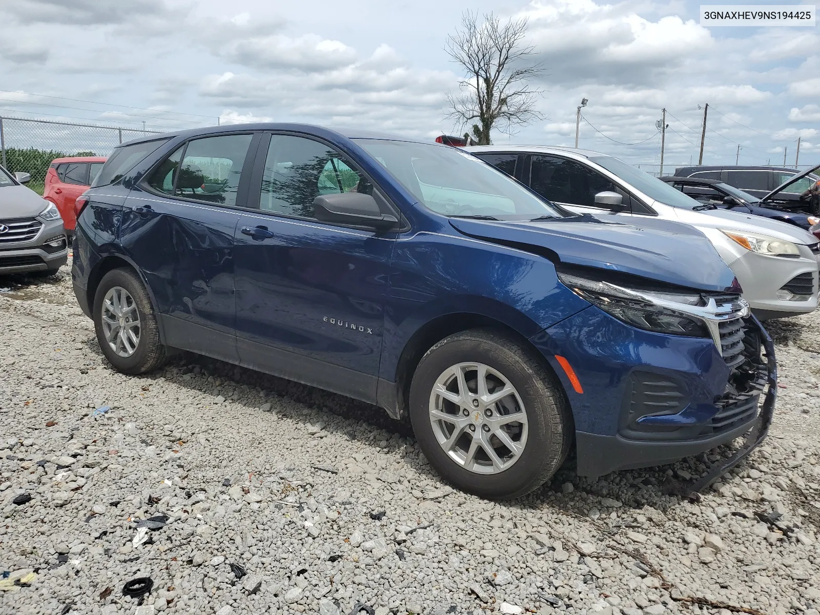 2022 Chevrolet Equinox Ls VIN: 3GNAXHEV9NS194425 Lot: 65942244