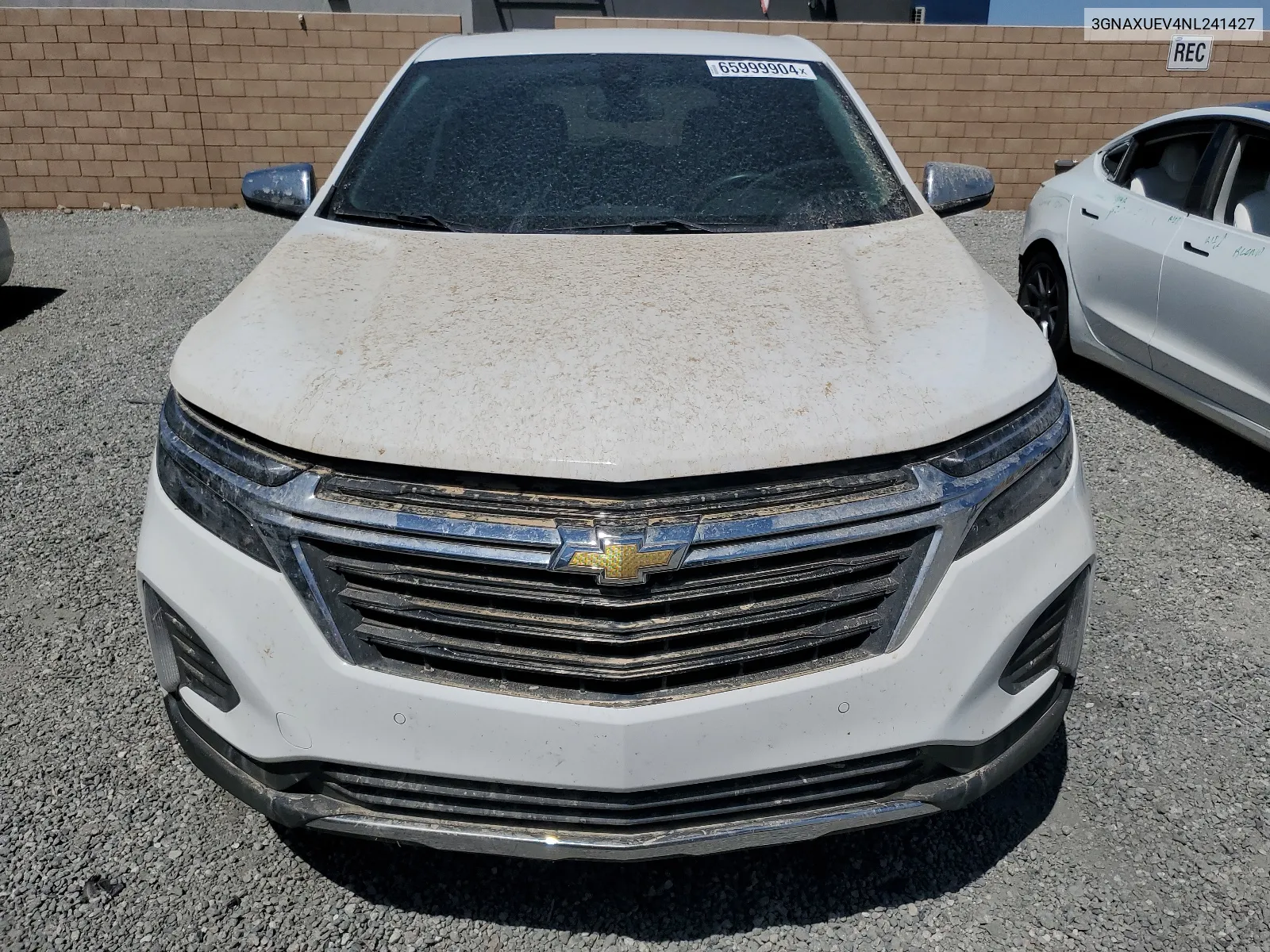 2022 Chevrolet Equinox Lt VIN: 3GNAXUEV4NL241427 Lot: 65999904