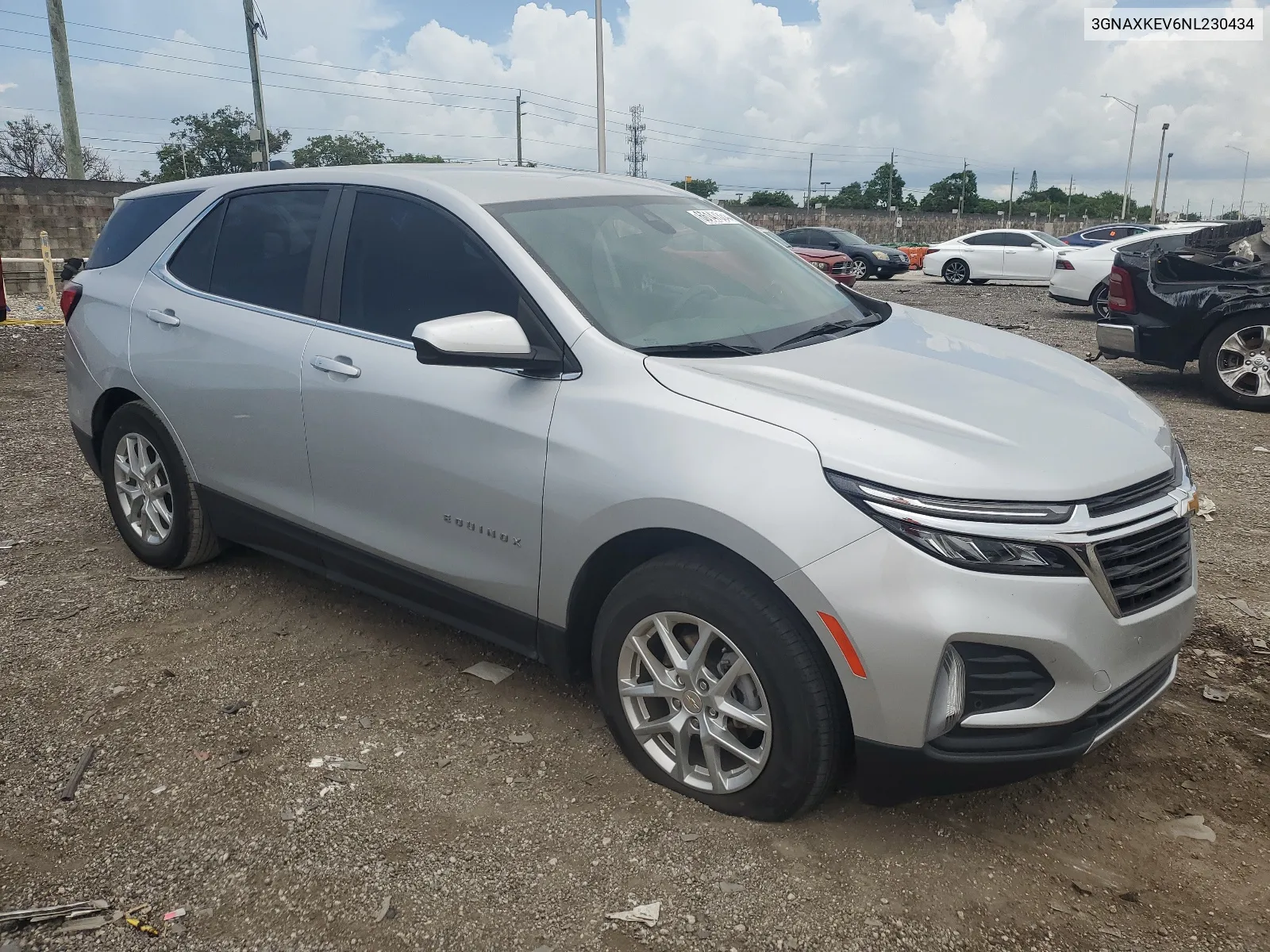 2022 Chevrolet Equinox Lt VIN: 3GNAXKEV6NL230434 Lot: 66147334