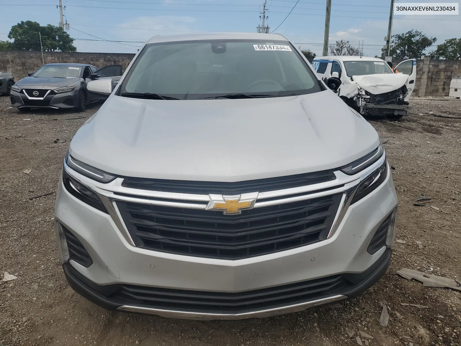 2022 Chevrolet Equinox Lt VIN: 3GNAXKEV6NL230434 Lot: 66147334