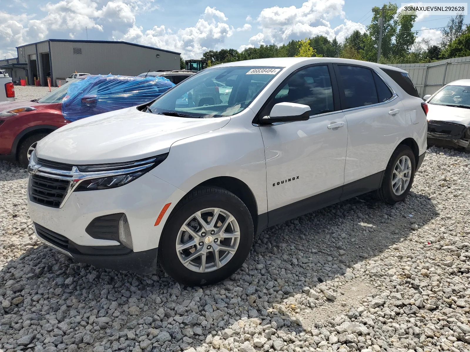 2022 Chevrolet Equinox Lt VIN: 3GNAXUEV5NL292628 Lot: 66838484