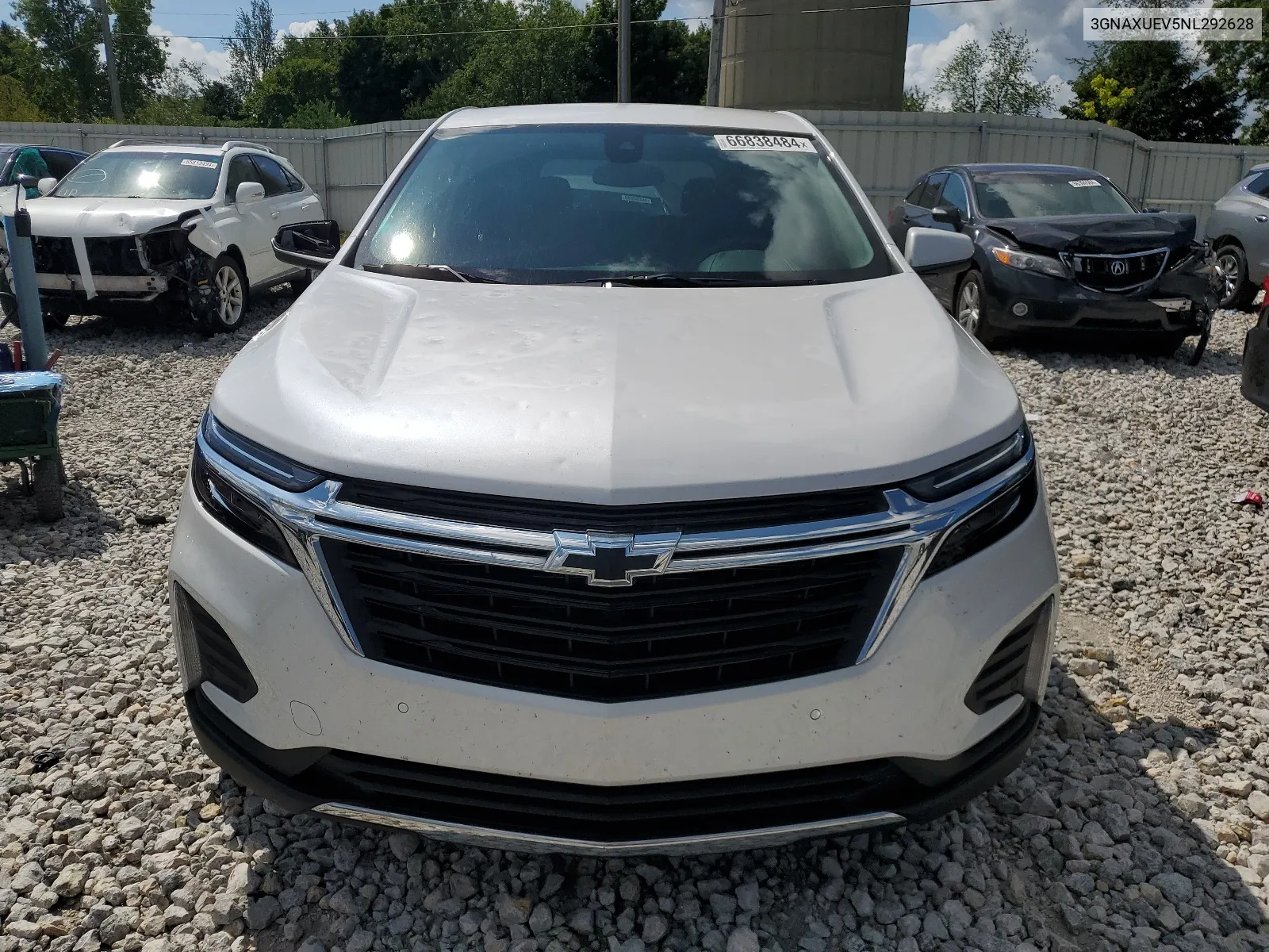 2022 Chevrolet Equinox Lt VIN: 3GNAXUEV5NL292628 Lot: 66838484