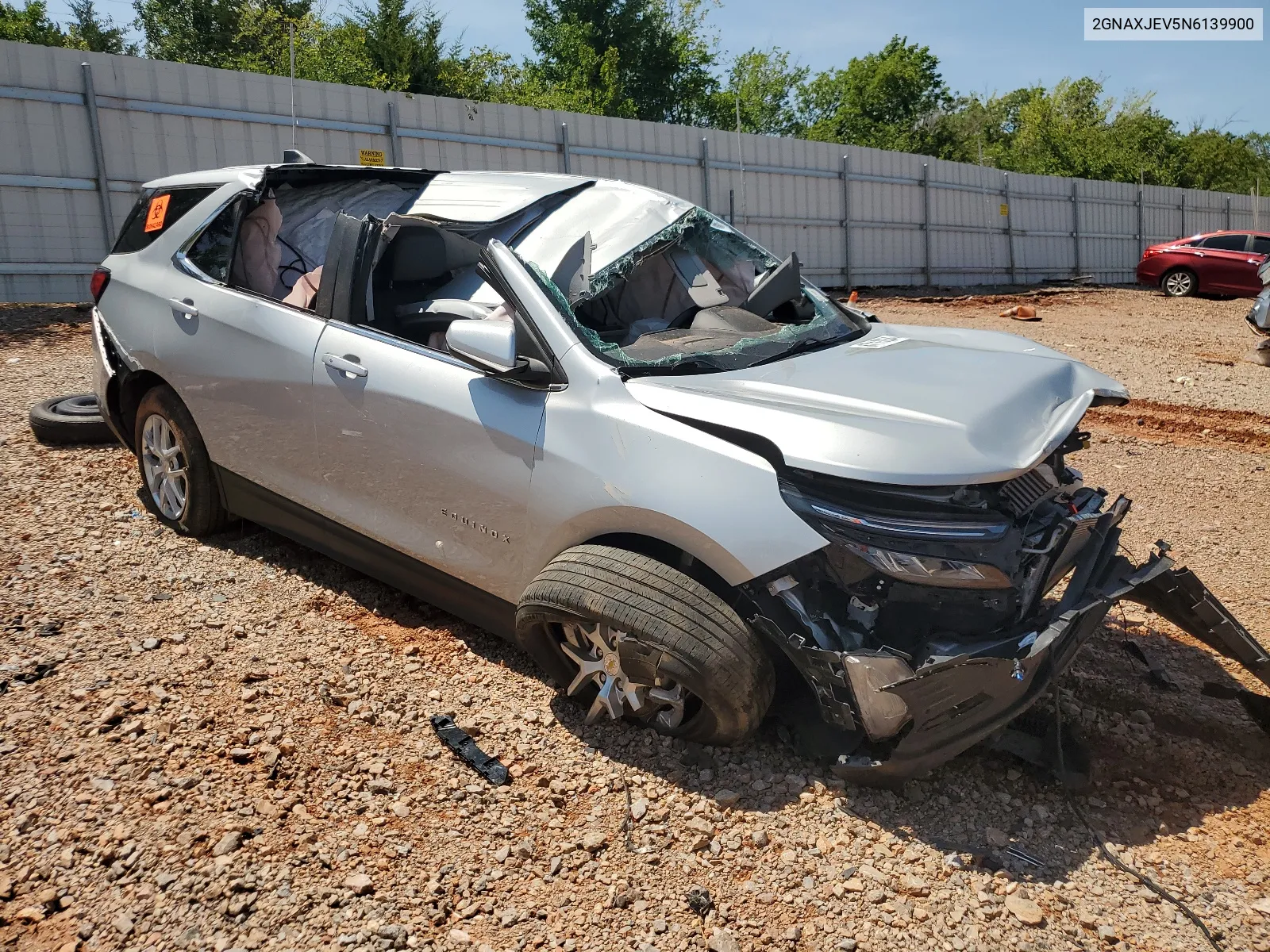 2022 Chevrolet Equinox Lt VIN: 2GNAXJEV5N6139900 Lot: 67113634