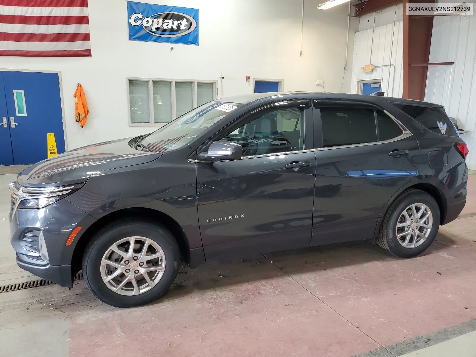 2022 Chevrolet Equinox Lt VIN: 3GNAXUEV2NS212739 Lot: 68377334