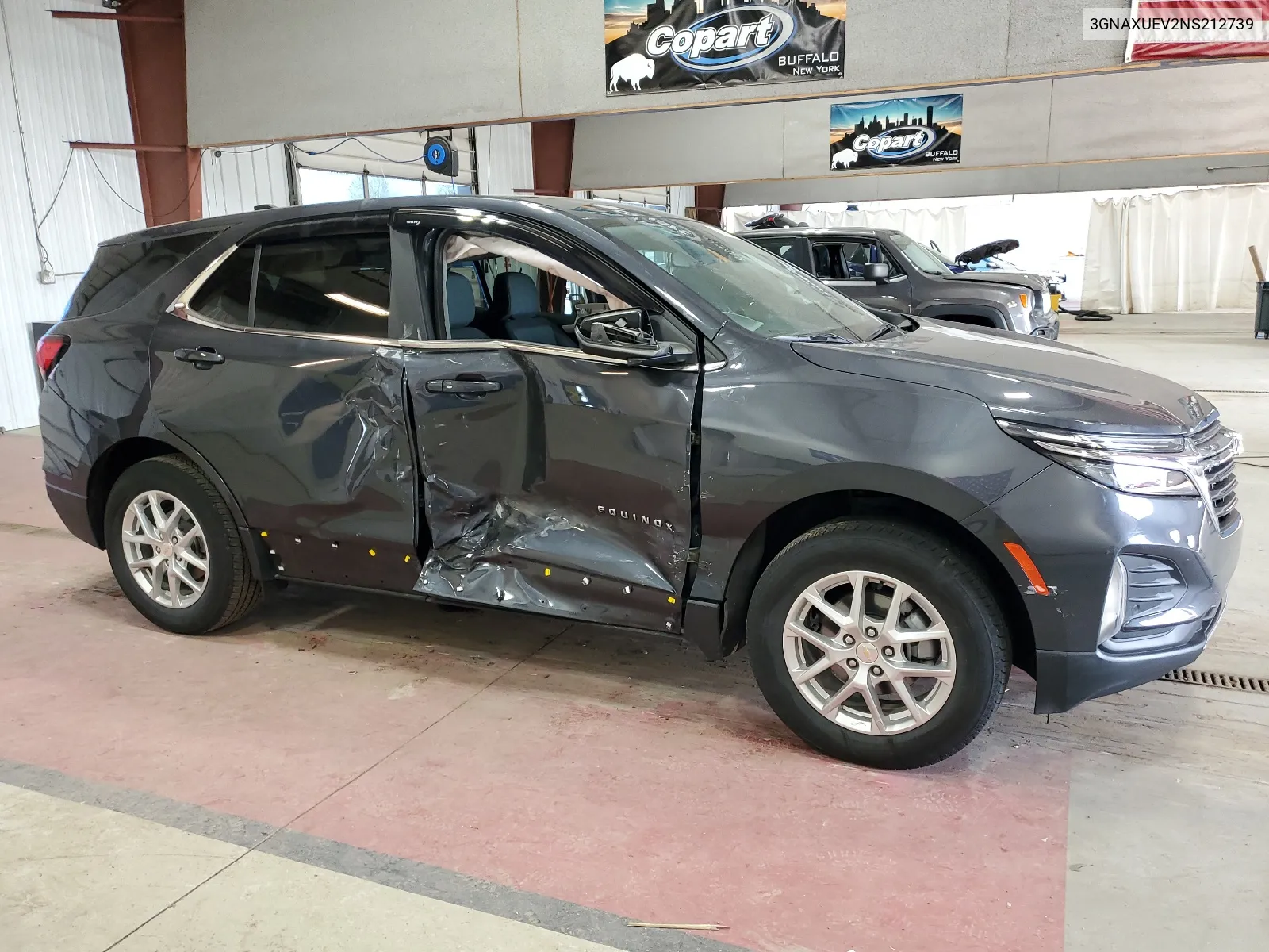 2022 Chevrolet Equinox Lt VIN: 3GNAXUEV2NS212739 Lot: 68377334