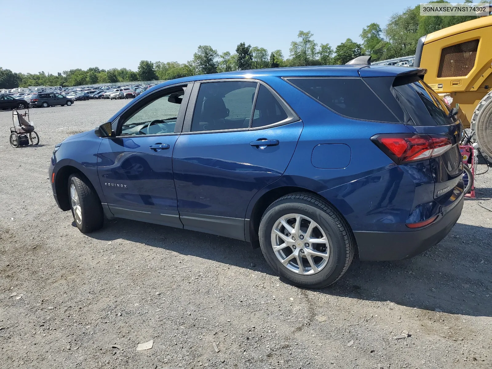 2022 Chevrolet Equinox Ls VIN: 3GNAXSEV7NS174302 Lot: 68743564