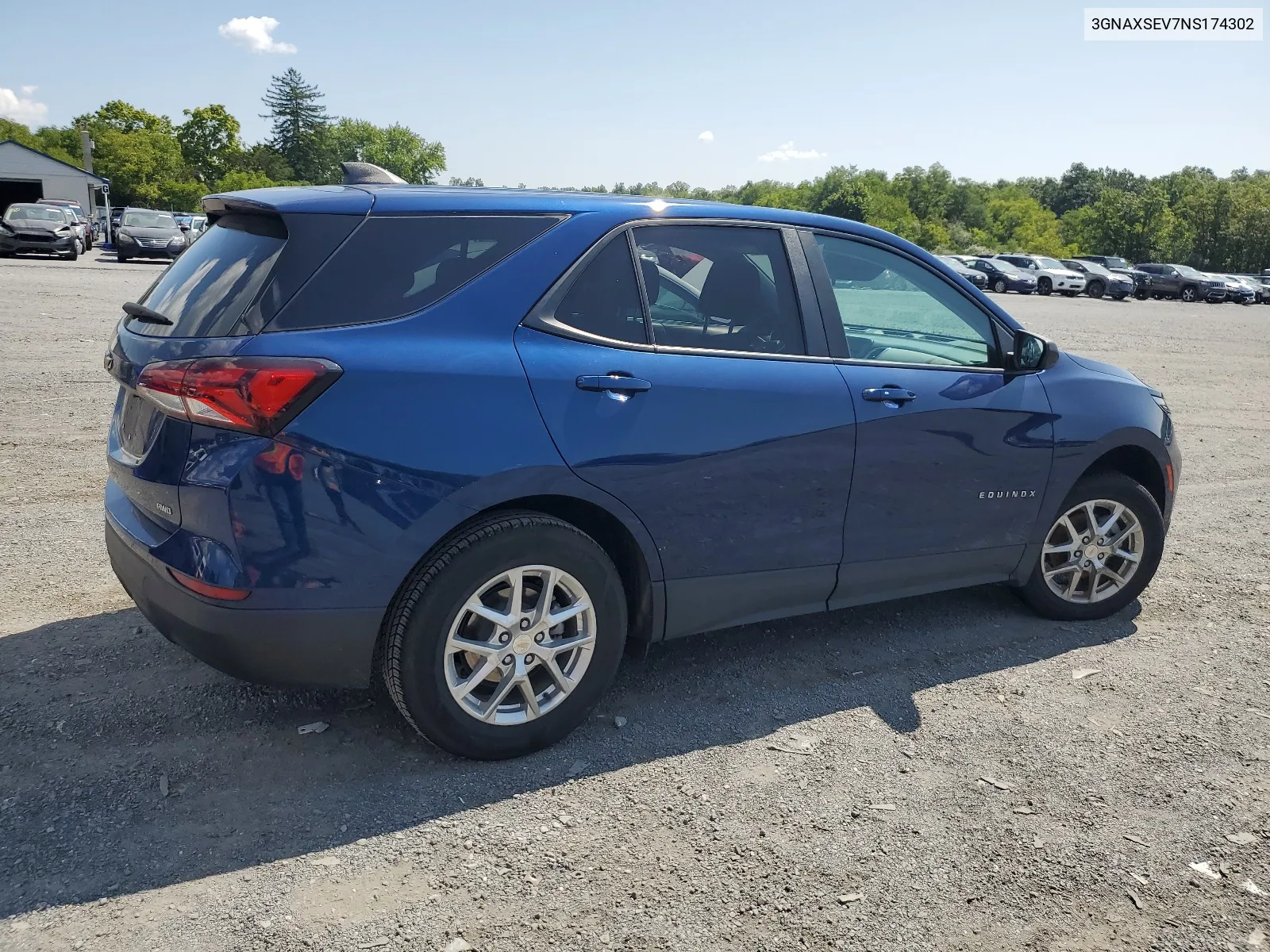 2022 Chevrolet Equinox Ls VIN: 3GNAXSEV7NS174302 Lot: 68743564