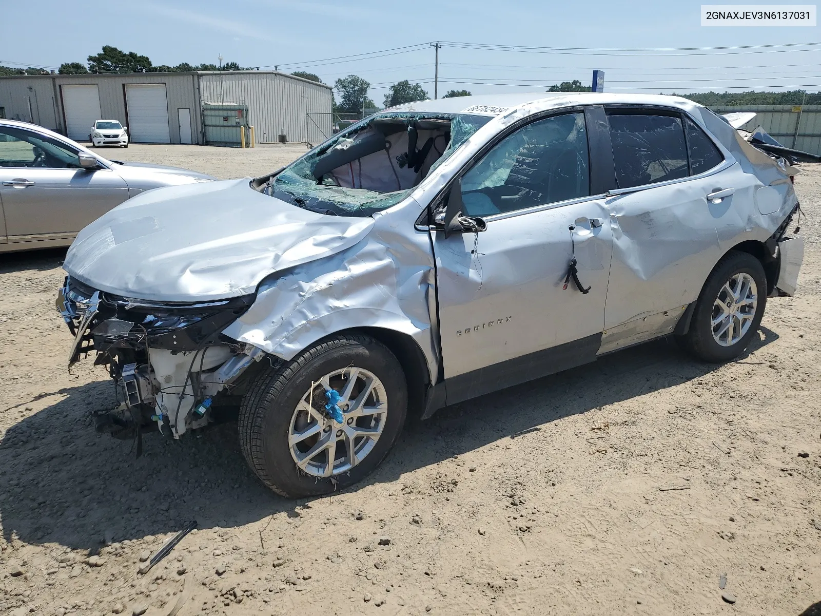 2022 Chevrolet Equinox Lt VIN: 2GNAXJEV3N6137031 Lot: 68782434