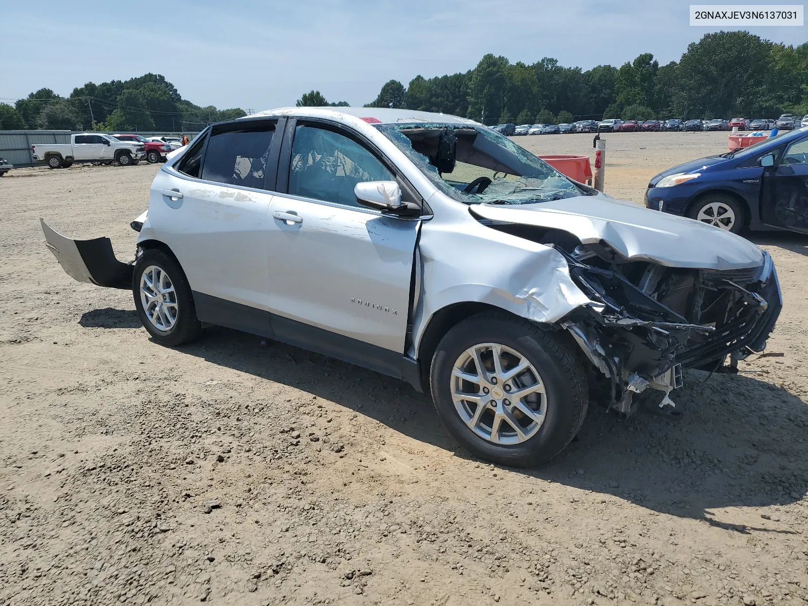 2022 Chevrolet Equinox Lt VIN: 2GNAXJEV3N6137031 Lot: 68782434