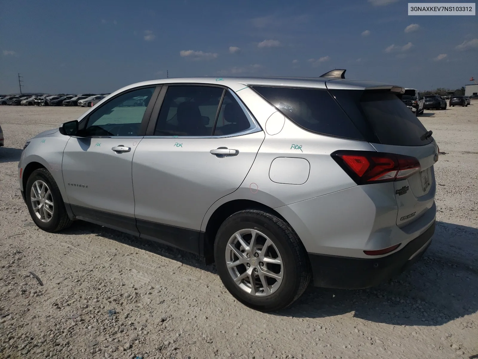 2022 Chevrolet Equinox Lt VIN: 3GNAXKEV7NS103312 Lot: 68988604