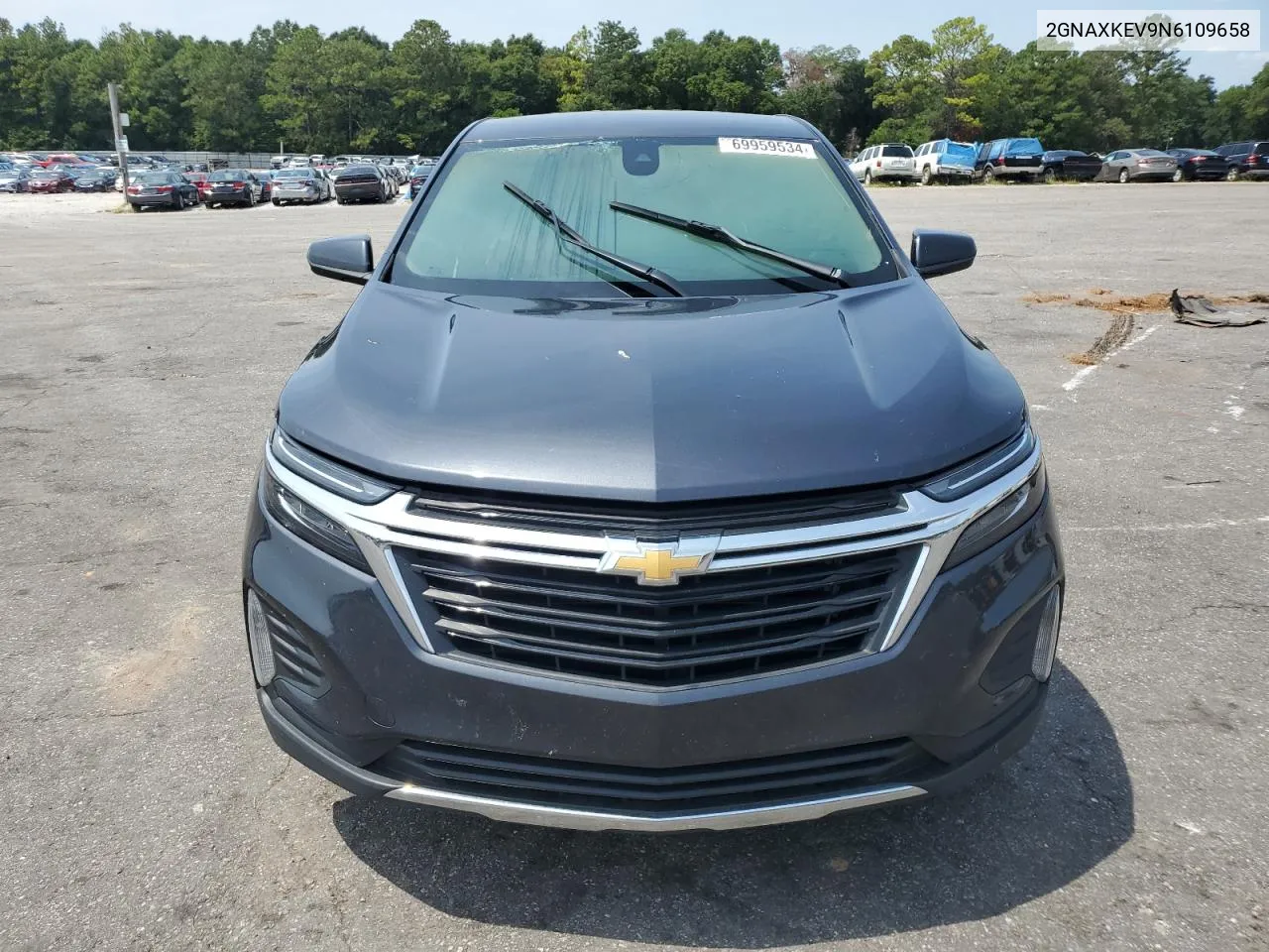 2022 Chevrolet Equinox Lt VIN: 2GNAXKEV9N6109658 Lot: 69959534