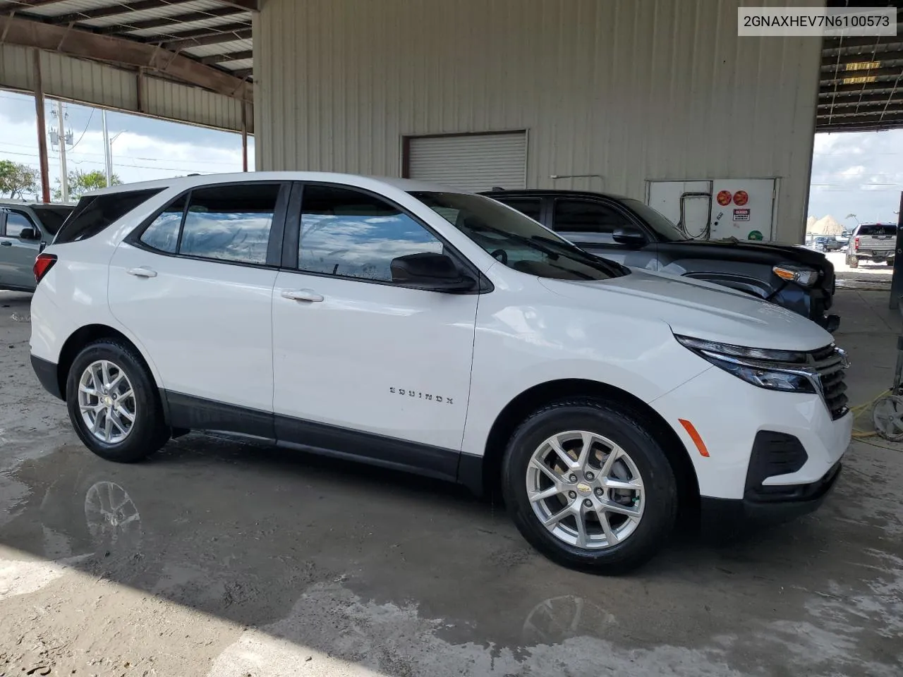 2022 Chevrolet Equinox Ls VIN: 2GNAXHEV7N6100573 Lot: 69971554