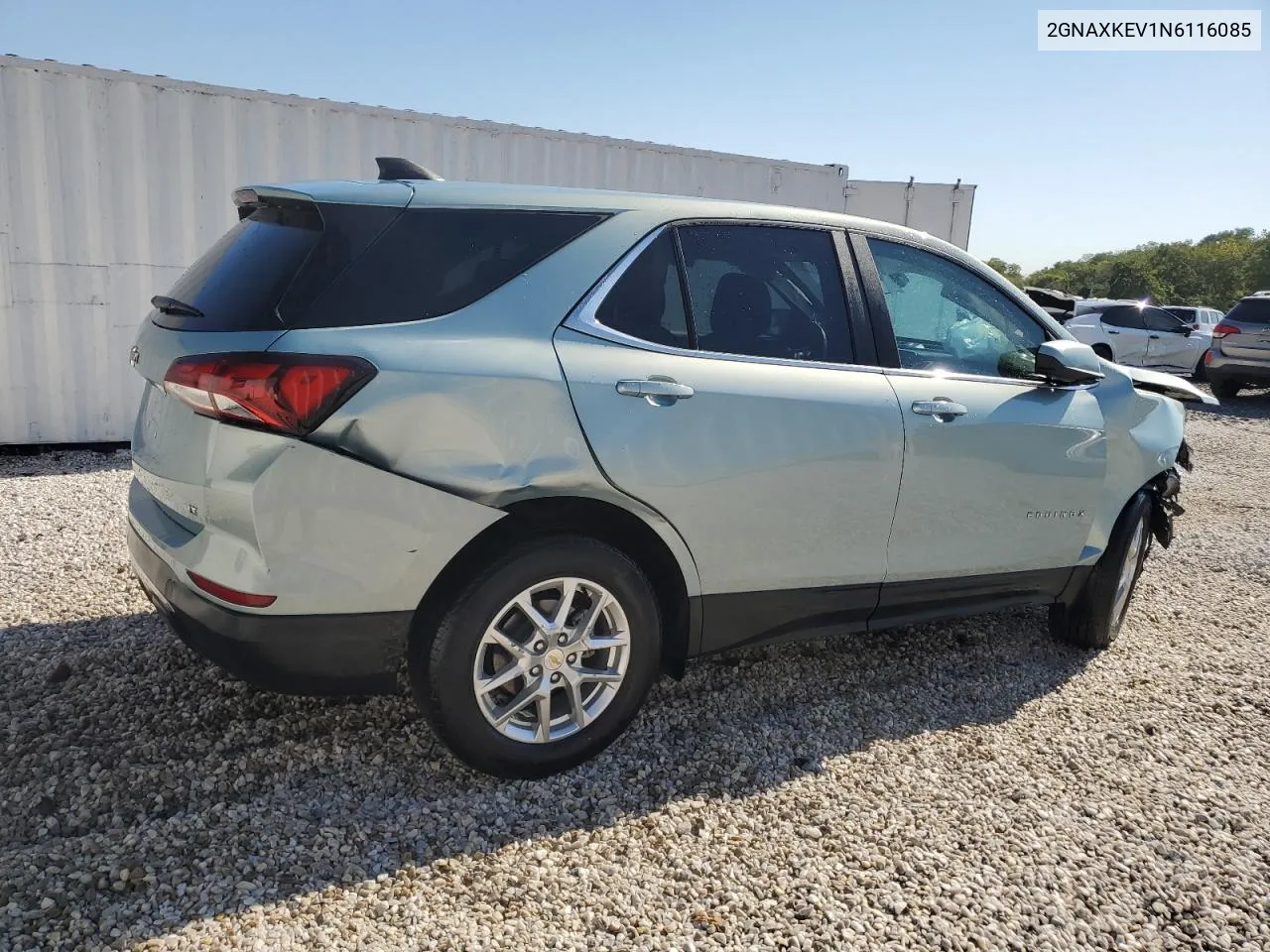 2022 Chevrolet Equinox Lt VIN: 2GNAXKEV1N6116085 Lot: 70879294