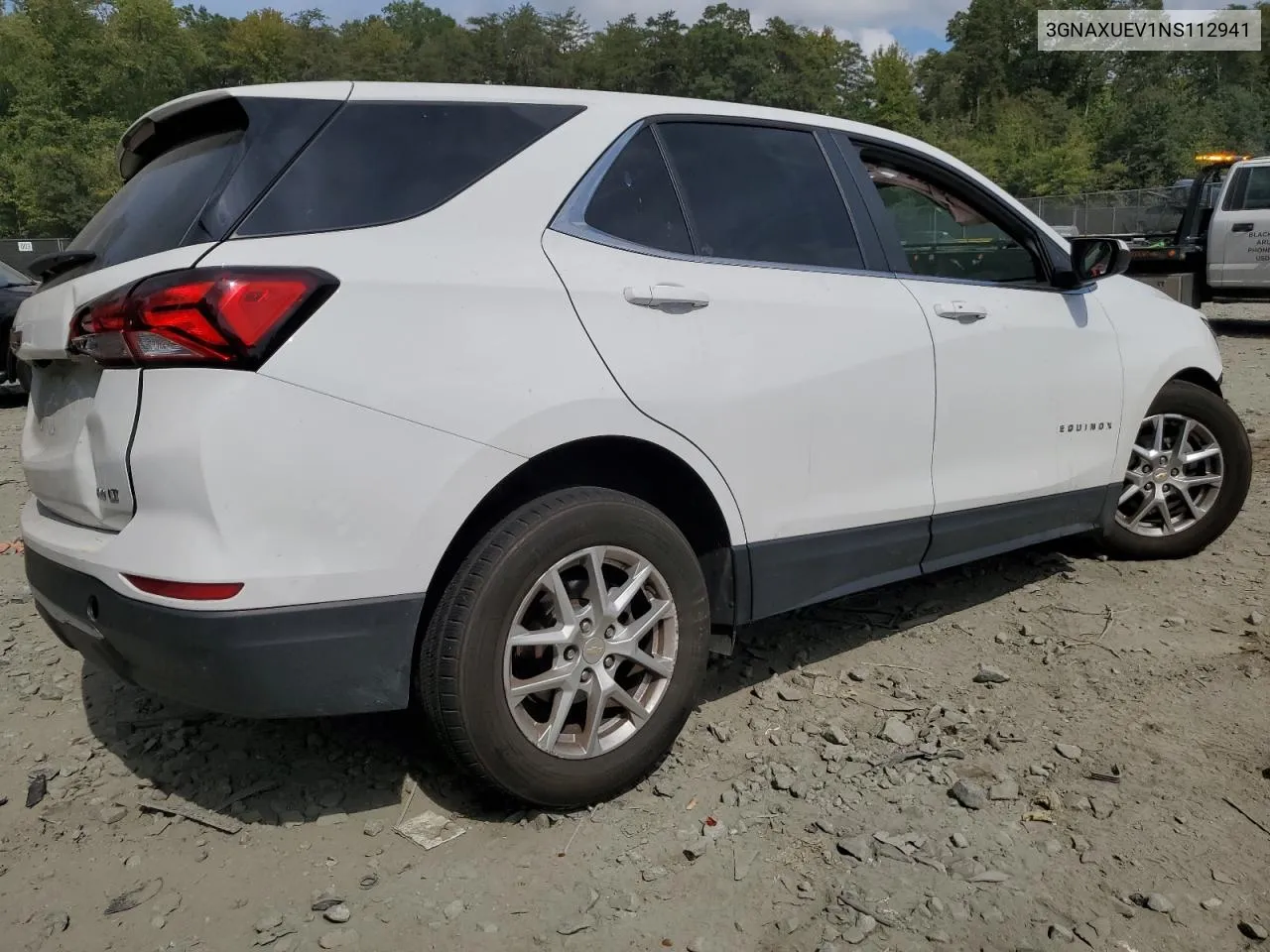 2022 Chevrolet Equinox Lt VIN: 3GNAXUEV1NS112941 Lot: 70980494