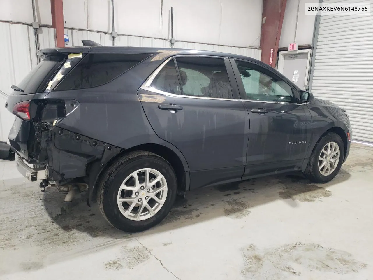 2022 Chevrolet Equinox Lt VIN: 2GNAXKEV6N6148756 Lot: 71407534