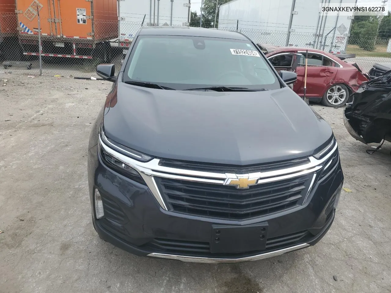 3GNAXKEV9NS162278 2022 Chevrolet Equinox Lt