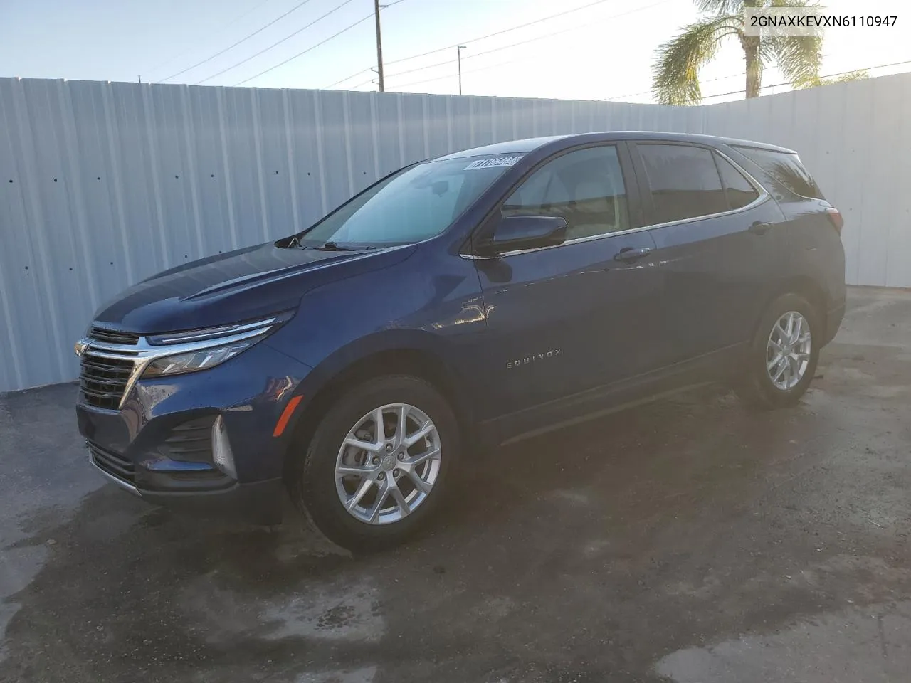 2022 Chevrolet Equinox Lt VIN: 2GNAXKEVXN6110947 Lot: 71766464