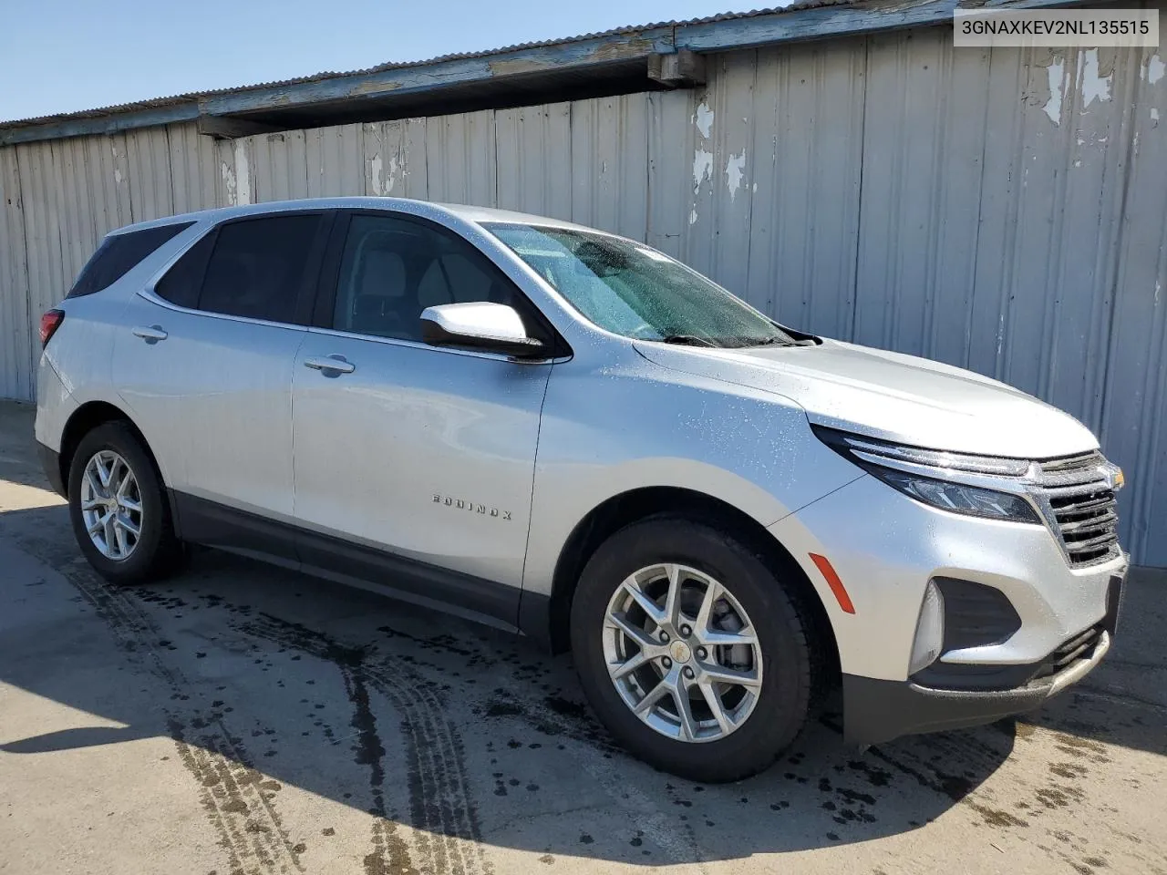 2022 Chevrolet Equinox Lt VIN: 3GNAXKEV2NL135515 Lot: 72081264