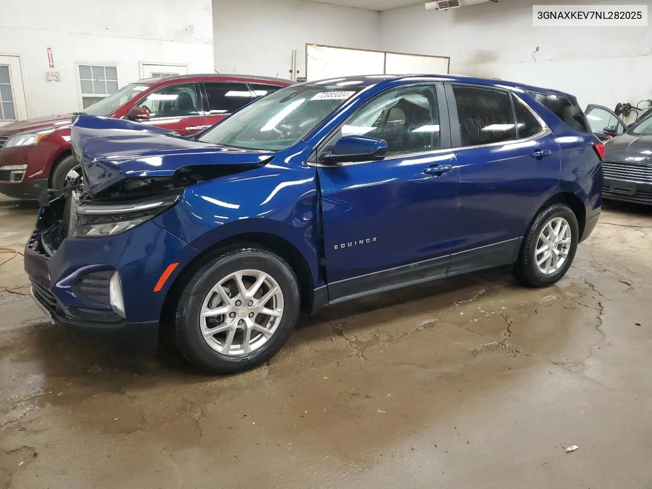 2022 Chevrolet Equinox Lt VIN: 3GNAXKEV7NL282025 Lot: 72085004