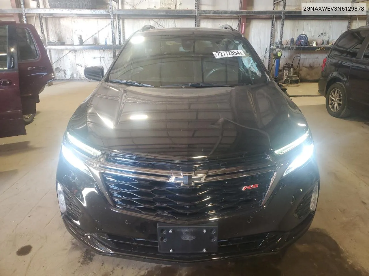 2022 Chevrolet Equinox Rs VIN: 2GNAXWEV3N6129878 Lot: 72772854