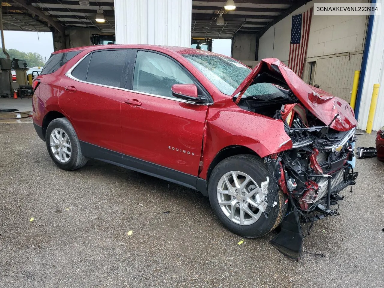 2022 Chevrolet Equinox Lt VIN: 3GNAXKEV6NL223984 Lot: 72924324