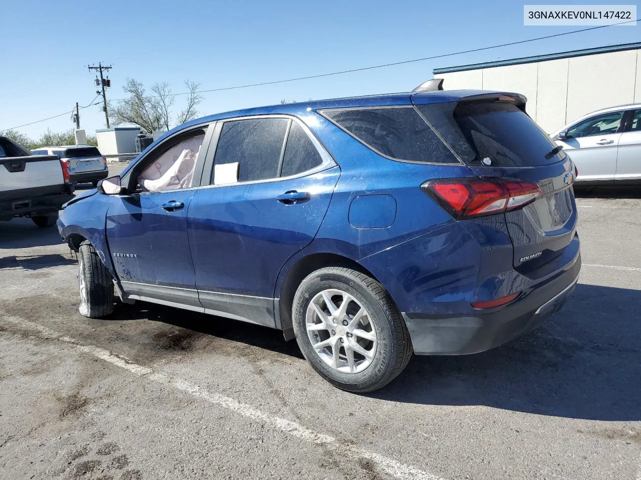 2022 Chevrolet Equinox Lt VIN: 3GNAXKEV0NL147422 Lot: 73228404