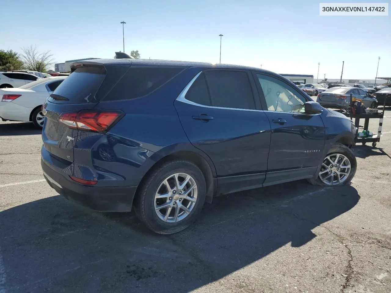 2022 Chevrolet Equinox Lt VIN: 3GNAXKEV0NL147422 Lot: 73228404