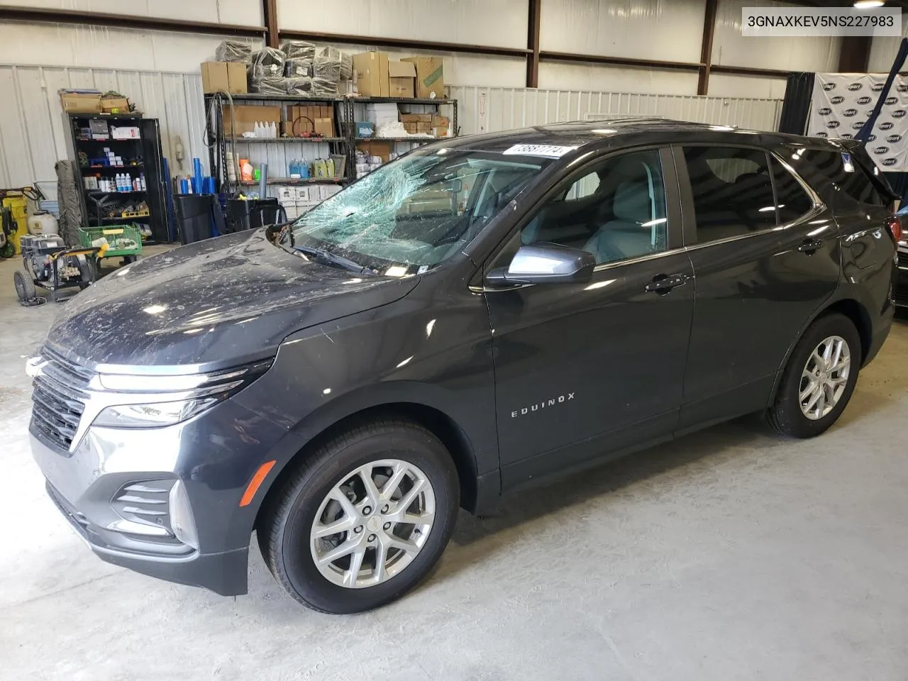 2022 Chevrolet Equinox Lt VIN: 3GNAXKEV5NS227983 Lot: 73887774