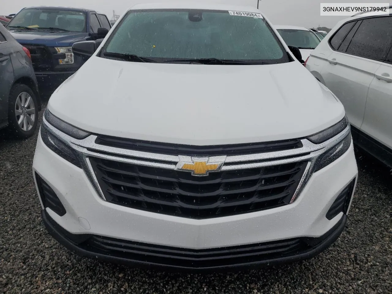 2022 Chevrolet Equinox Ls VIN: 3GNAXHEV9NS179942 Lot: 74019084