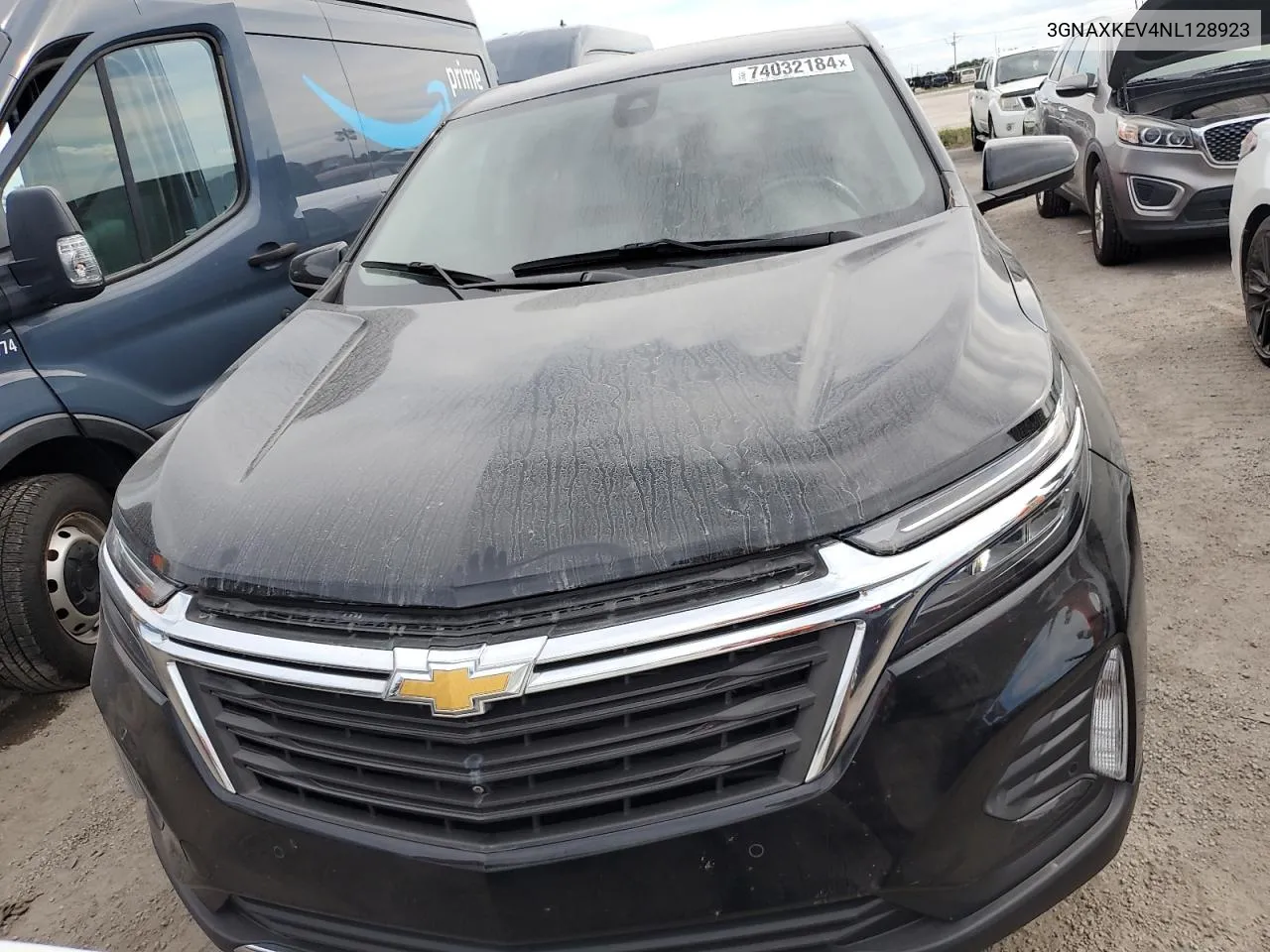 2022 Chevrolet Equinox Lt VIN: 3GNAXKEV4NL128923 Lot: 74032184