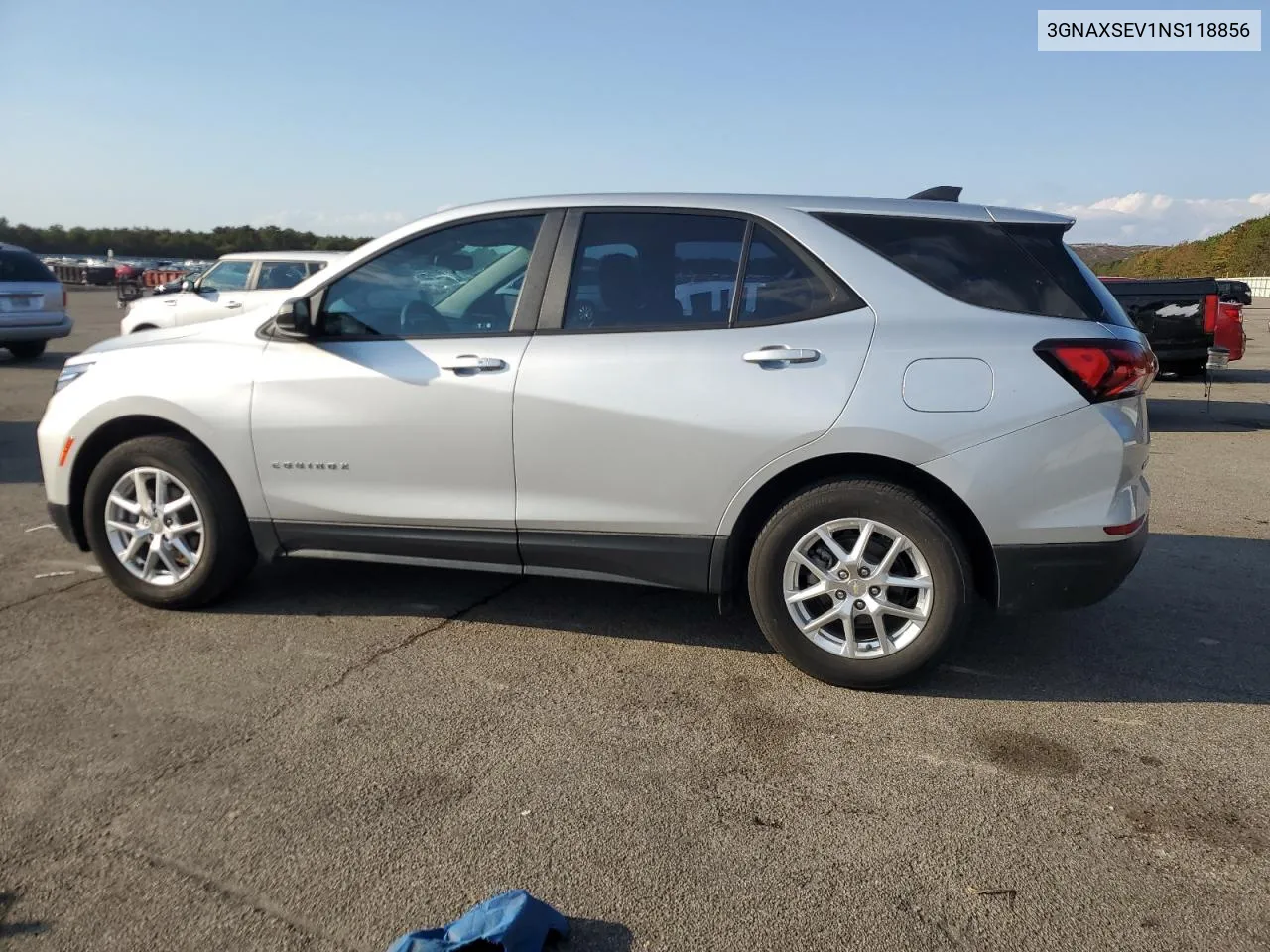 2022 Chevrolet Equinox Ls VIN: 3GNAXSEV1NS118856 Lot: 74200124