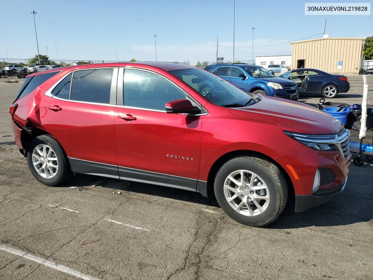 2022 Chevrolet Equinox Lt VIN: 3GNAXUEV0NL219828 Lot: 74262334