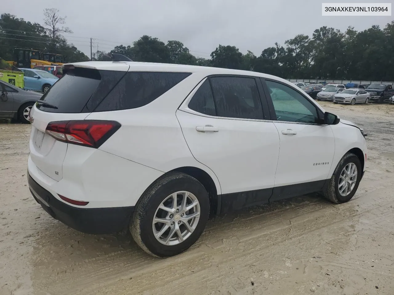 2022 Chevrolet Equinox Lt VIN: 3GNAXKEV3NL103964 Lot: 74366934