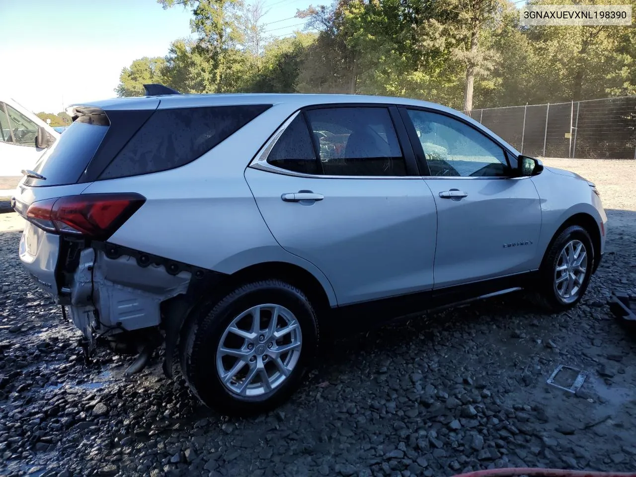 2022 Chevrolet Equinox Lt VIN: 3GNAXUEVXNL198390 Lot: 74658264