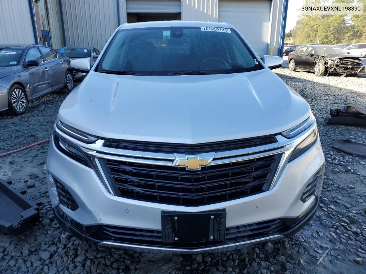 2022 Chevrolet Equinox Lt VIN: 3GNAXUEVXNL198390 Lot: 74658264